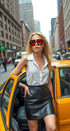 HEED NYC Luxury Black Frame "Rose Tint" Eyewear